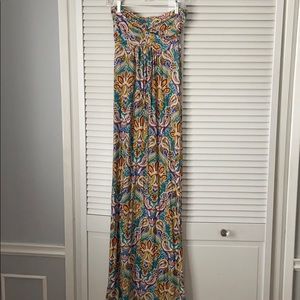 Patterned maxi dress